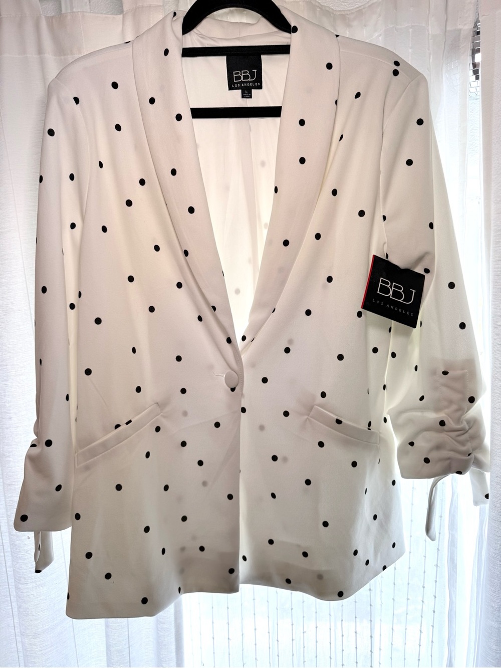 Polka Dot Blazer